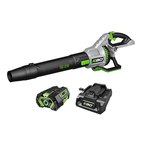 EGO Power+ LB7654 765 CFM Variable-Speed 56-Volt Lithium-ion Cordless Leaf Blower 5.0Ah Battery and Charger Included