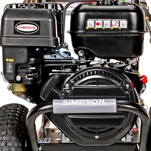 Simpson 4400 PSI Gas Pressure Washer, 4.0 GPM Commercial Power Washer, Cold Water, 50' Hose, PowerShot, 49-State Compliant (PS60843) - Image 4