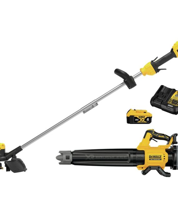 DEWALT 20V MAX String Trimmer and Leaf Blower Kit, Cordless, Battery & Charger Included (DCKO215M1)