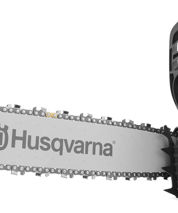 Husqvarna 455 Rancher Gas Chainsaw, 55-cc 3.5-HP, 2-Cycle X-Torq Engine, 20 Inch Chainsaw with Automatic Oiler, For Wood Cutting, Tree Trimming and Land Clearing