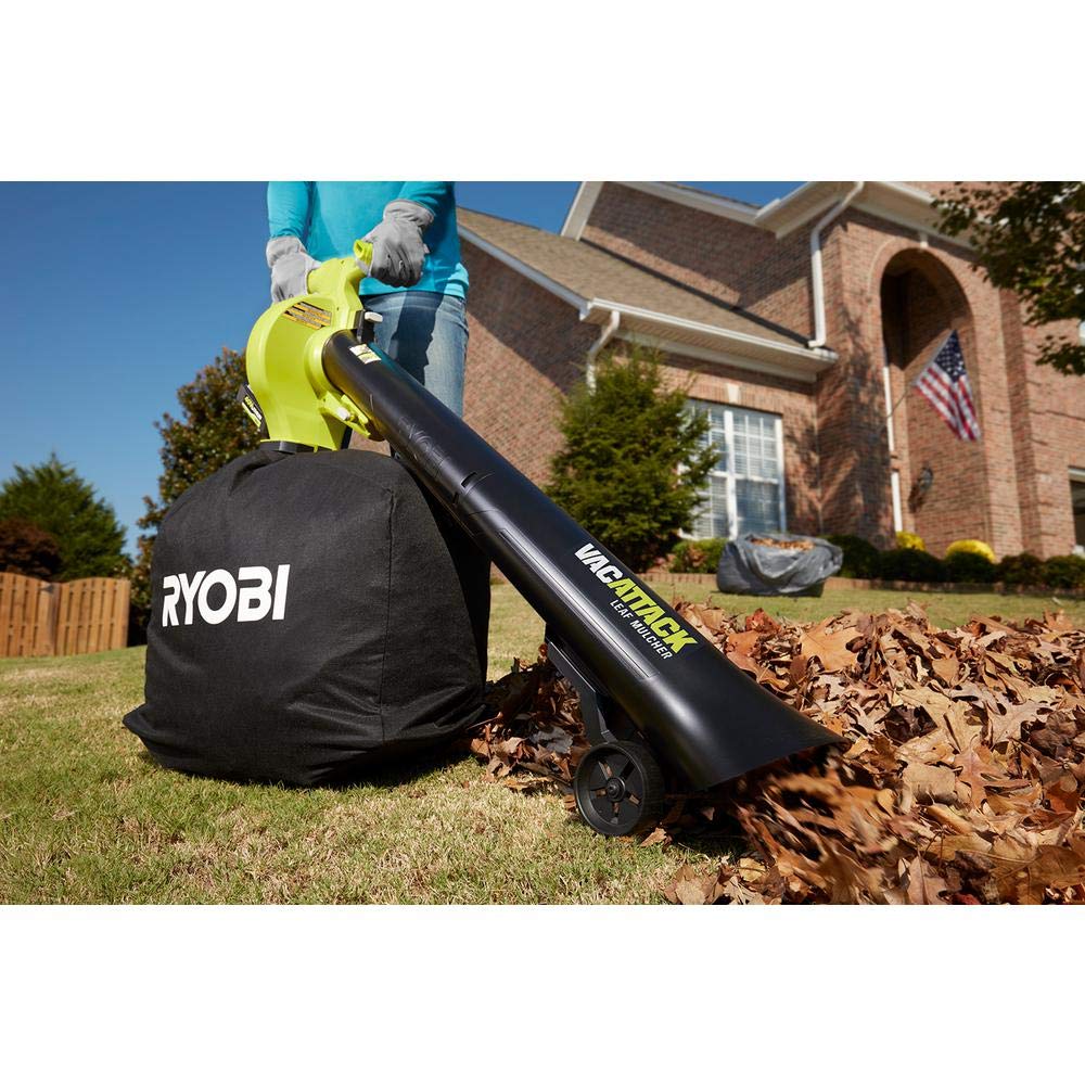 RYOBI 40-Volt VacAttack Lithium-Ion Cordless Leaf Vacuum Mulcher with Metal Impeller,Variable Speed Dial, and Heavy Duty Bag (Battery and Charger Not Included) - Image 2
