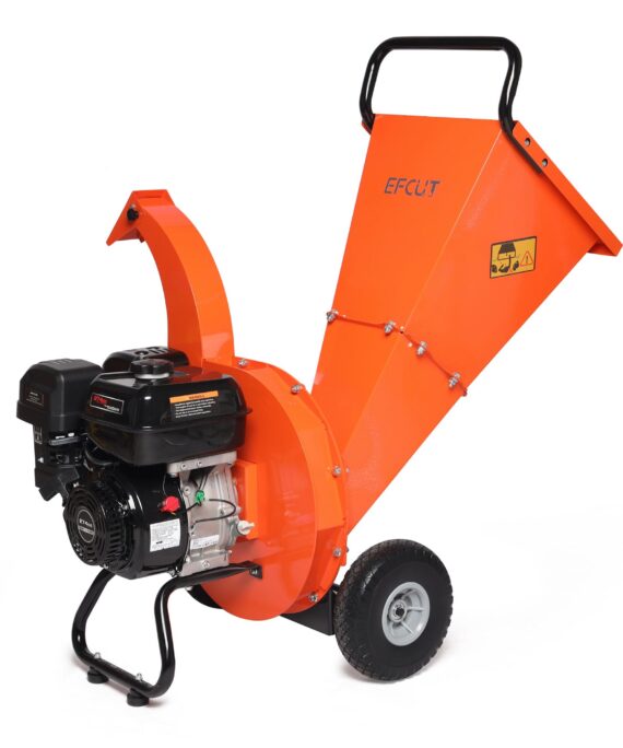 EFCUT C40 Wood Chipper 4" inch Max Diameter Capacity 9 HP 274cc Gas Powered Engine Heavy Duty Shredder Mulcher