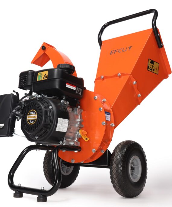 EFCUT C30 LITE Wood Chipper Shredder Mulcher Heavy Duty 7 HP 212cc Gas Powered 3 Inch Max Capacity 1-Year Warranty After Product Registration