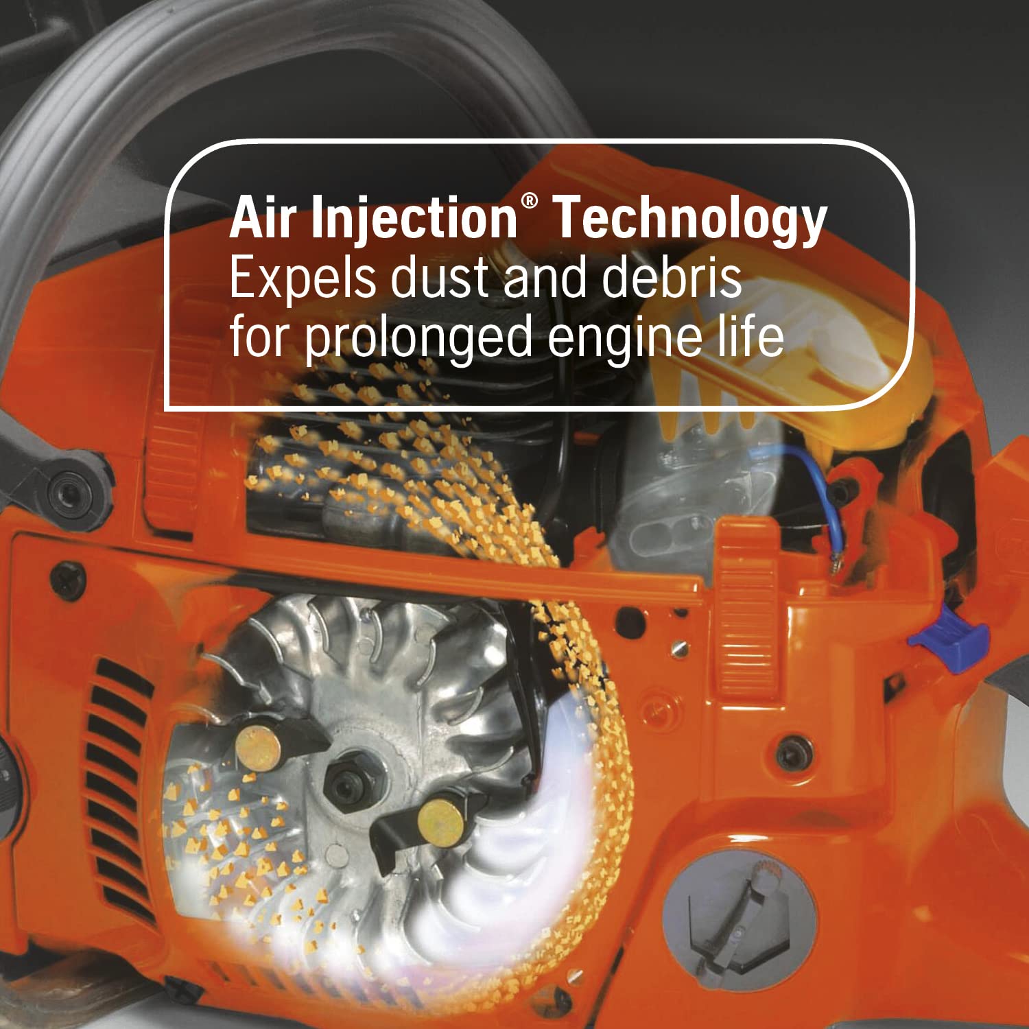 Husqvarna 460 Rancher Gas Powered Chainsaw, 60.3-cc 3.6-HP, 2-Cycle X-Torq Engine, 24 Inch Chainsaw with Automatic Adjustable Oil Pump, For Wood Cutting, Tree Trimming and Land Clearing - Image 4