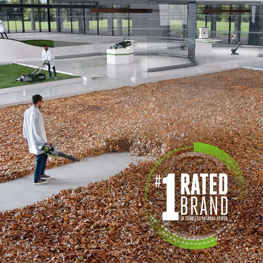 EGO Power+ LB6504 650 CFM Variable-Speed 56-Volt Lithium-ion Cordless Leaf Blower 5.0Ah Battery and Charger Included, Black - Image 13