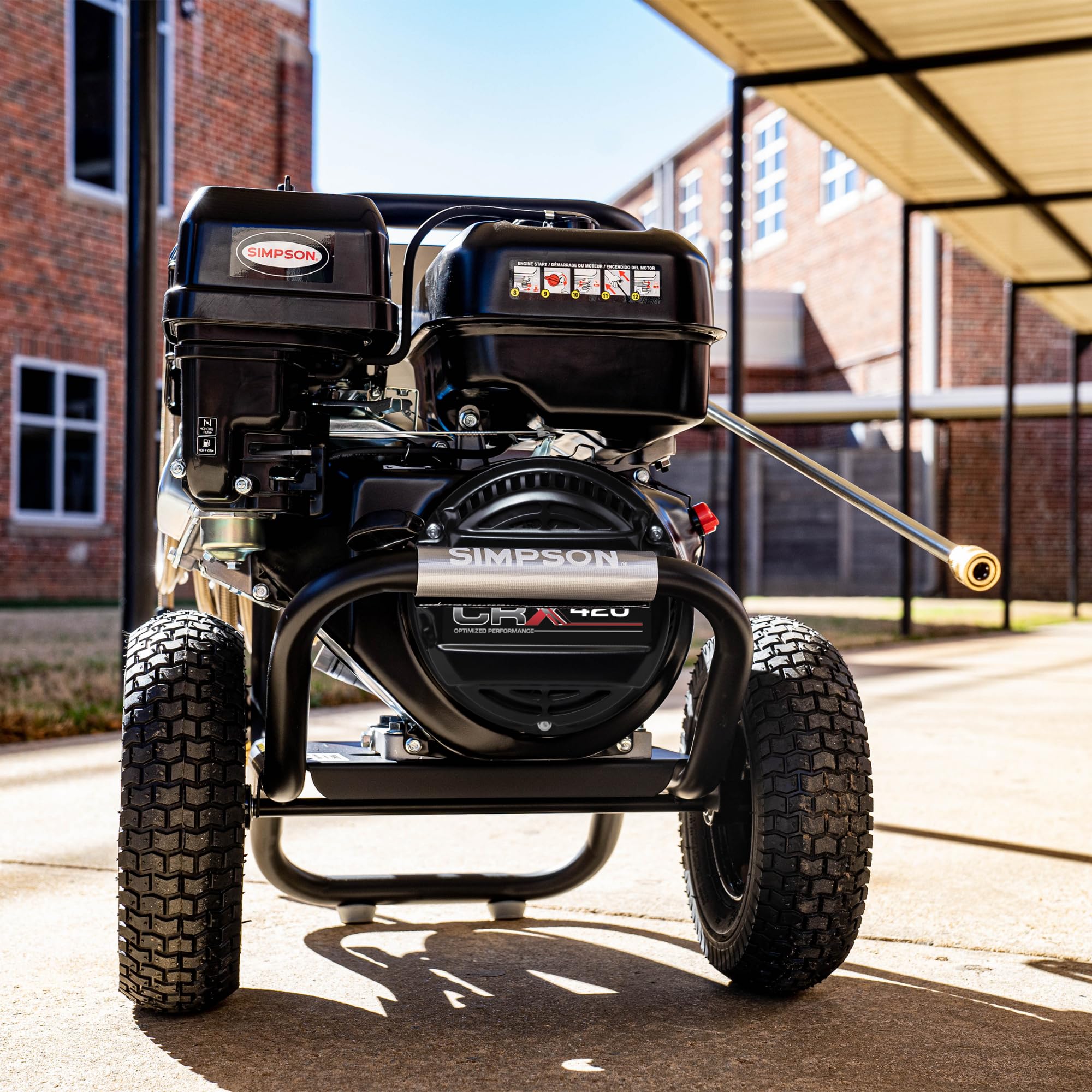 Simpson 4400 PSI Gas Pressure Washer, 4.0 GPM Commercial Power Washer, Cold Water, 50' Hose, PowerShot, 49-State Compliant (PS60843) - Image 13