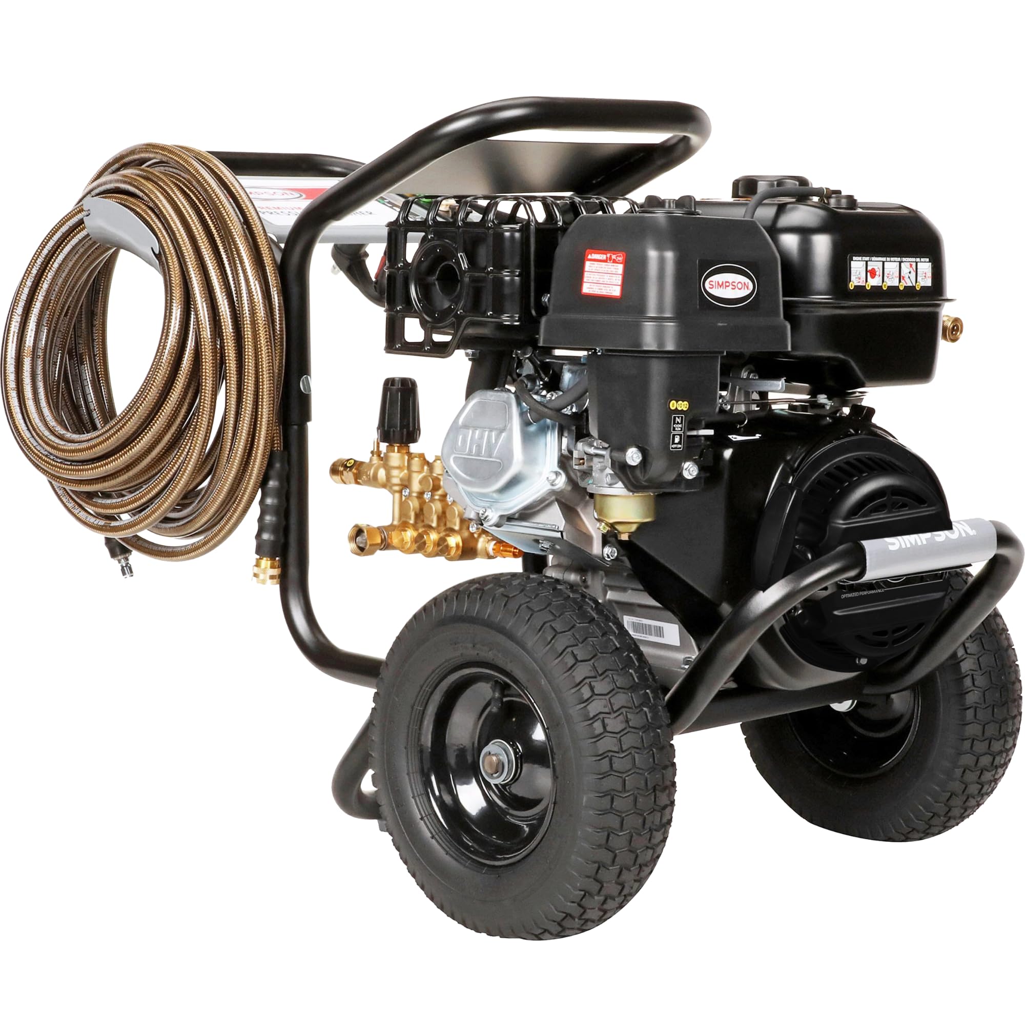 Simpson 4400 PSI Gas Pressure Washer, 4.0 GPM Commercial Power Washer, Cold Water, 50' Hose, PowerShot, 49-State Compliant (PS60843) - Image 7